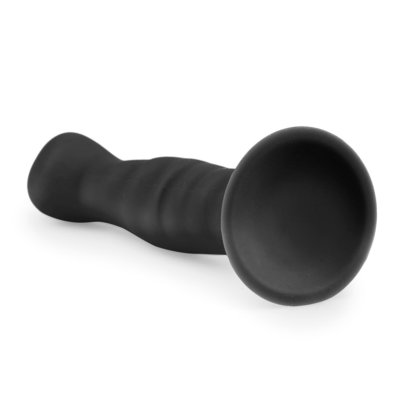 Easytoys – Anal Collection Πρωκτικό Dildo Με Βεντούζα Easytoys Silicone Suction Cup 14cm Μαύρο Dildos