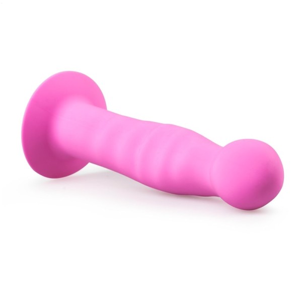Πρωκτικό Dildo Με Βεντούζα Easytoys Silicone Suction Cup 14cm Pink