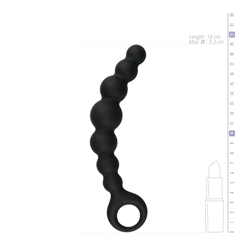 Πρωκτική Σφήνα Με Μπίλιες Easytoys Beaded Anal Plug Μαύρη Easytoys – Anal Collection Πρωκτική Σφήνα Με Μπίλιες Easytoys Beaded Anal Plug Μαύρη Μπίλιες