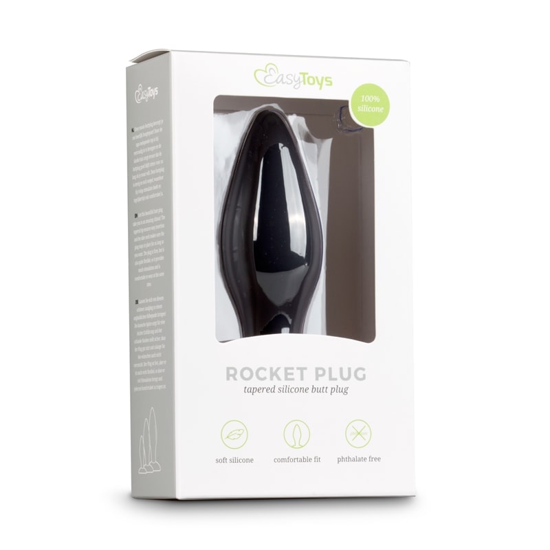 Butt Plug Easytoys Medium Black Easytoys – Anal Collection Butt Plug Easytoys Medium Black Non-Vibrating butt plugs
