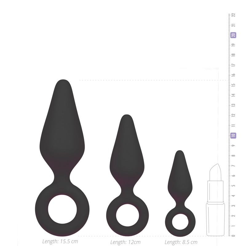 Πρωκτικές Σφήνες Easytoys With Pull Ring Μαύρο Easytoys – Anal Collection Πρωκτικές Σφήνες Easytoys With Pull Ring Μαύρο Σφήνες χωρίς δόνηση