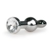 Butt Plug With Jewel Easytoys No. 16 Silver/Clear Easytoys – Anal Collection Butt Plug With Jewel Easytoys No. 16 Silver/Clear Non-Vibrating butt plugs