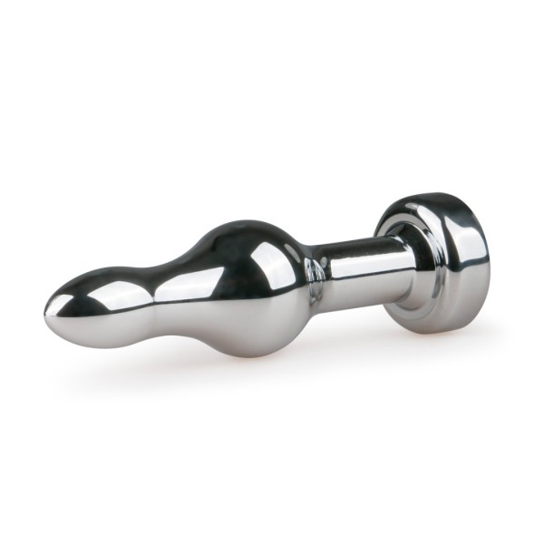 Butt Plug With Jewel Easytoys No. 16 Silver/Clear