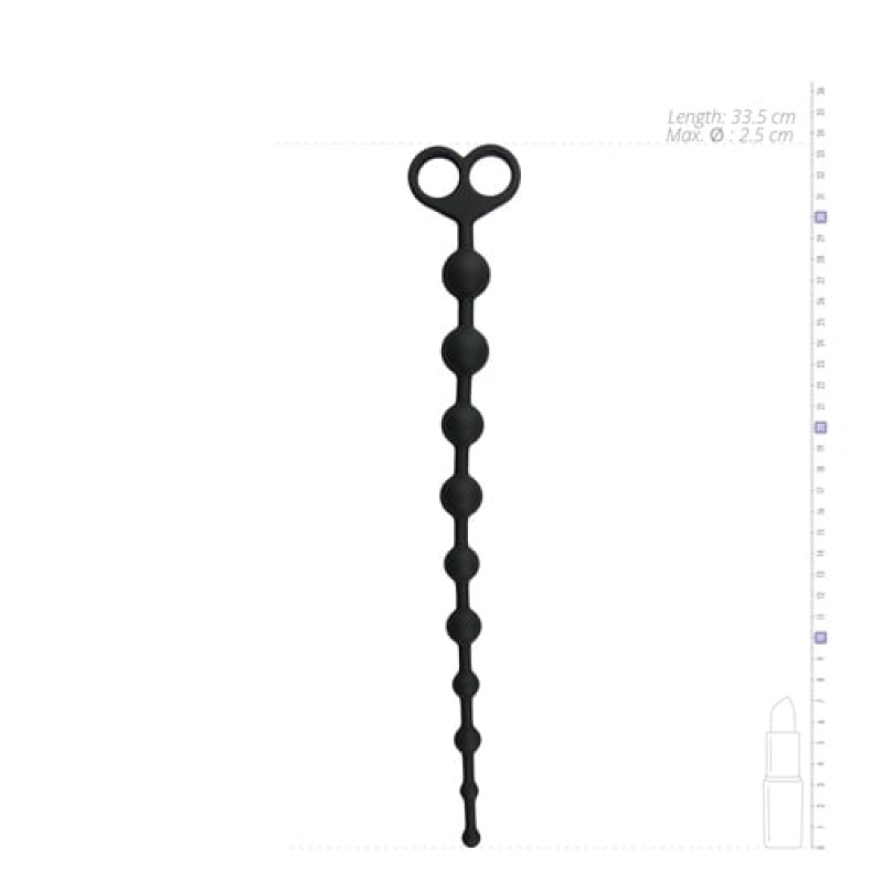 Easytoys – Anal Collection Πρωκτικές Μπίλιες Easytoys Μαύρες Μπίλιες