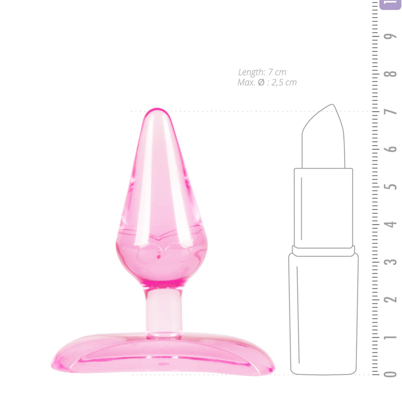 Mini Butt Plug Easytoys Pink Easytoys – Anal Collection Mini Butt Plug Easytoys Pink Non-Vibrating butt plugs