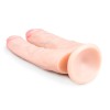 Easytoys – Dildo Collection Διπλό Dildo Easytoys 18cm Μπεζ Διπλά