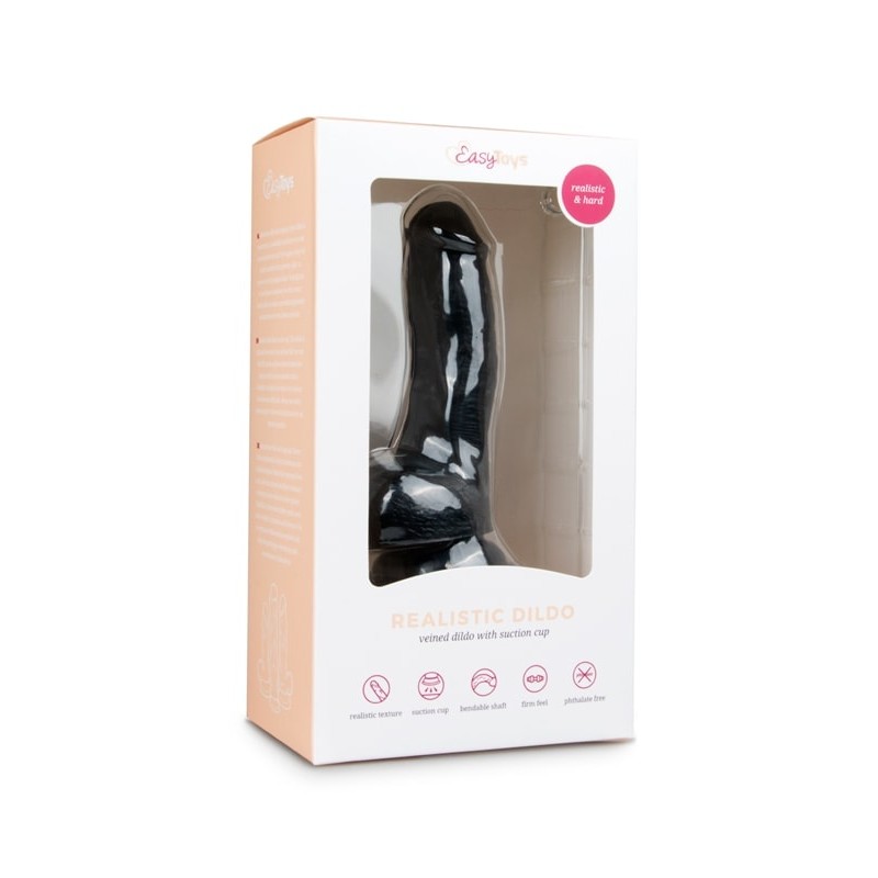 Realistic Dildo Easytoys 15cm Black Easytoys – Dildo Collection Realistic Dildo Easytoys 15cm Black Realistic