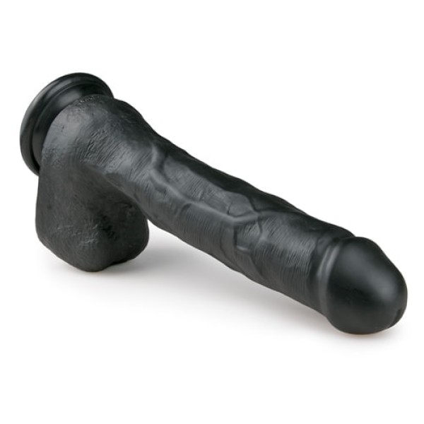 Ρεαλιστικό Dildo Easytoys 29.5cm Μαύρο Ρεαλιστικό Dildo Easytoys 29.5cm Μαύρο