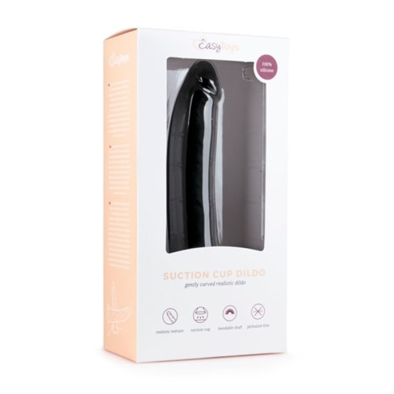 Realistic Dildo Easytoys Suction Cup 21cm Black Easytoys – Dildo Collection Realistic Dildo Easytoys Suction Cup 21cm Black Realistic