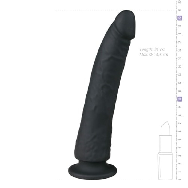 Realistic Dildo Easytoys Suction Cup 21cm Black Easytoys – Dildo Collection Realistic Dildo Easytoys Suction Cup 21cm Black Realistic