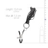Easytoys – Fetish Collection Σφιγκτήρες Θηλών Clamps With Tassels Easytoys Μαύροι Σφιγκτήρες