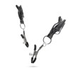Easytoys – Fetish Collection Σφιγκτήρες Θηλών Clamps With Tassels Easytoys Μαύροι Σφιγκτήρες