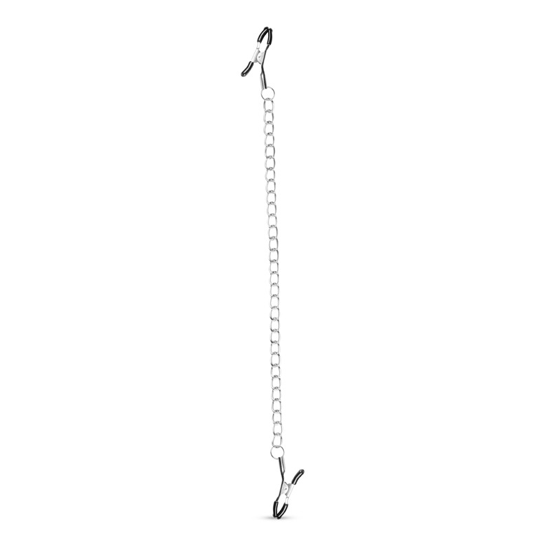 Easytoys – Fetish Collection Classic Nipple Clamps With Chain Easytoys Silver Nipple Clamps