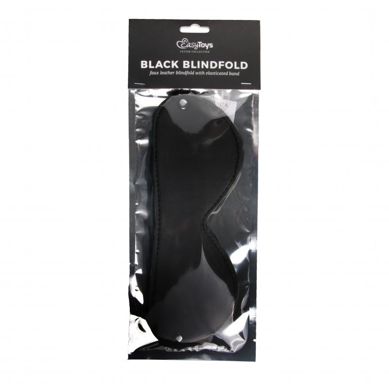 Easytoys – Fetish Collection Leather Eye Mask Easytoys Black Masks & Blinfolds