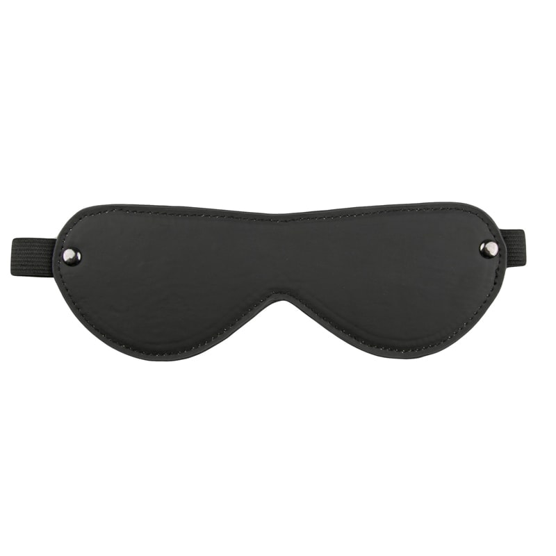 Easytoys – Fetish Collection Leather Eye Mask Easytoys Black Masks & Blinfolds