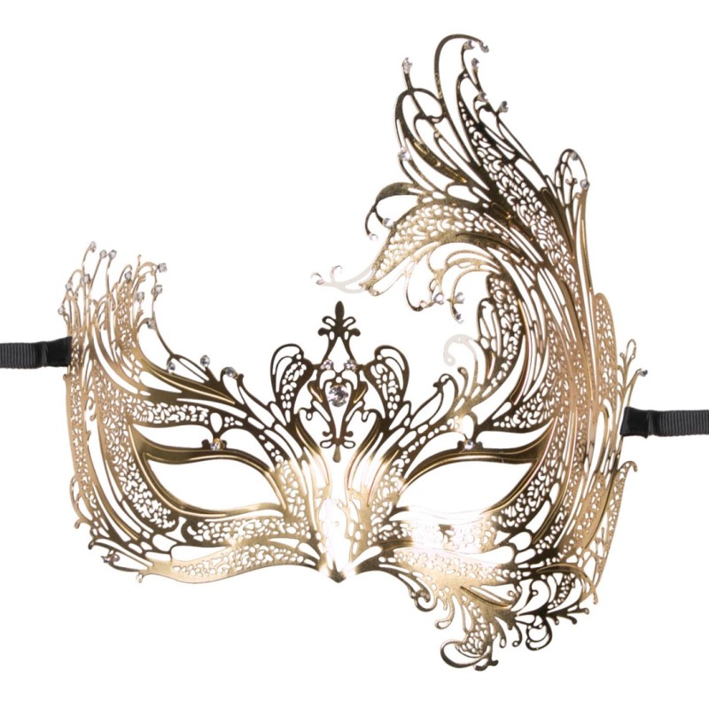 Metal Mask Easytoys Asymmetrical Gold Easytoys – Fetish Collection Metal Mask Easytoys Asymmetrical Gold Masks