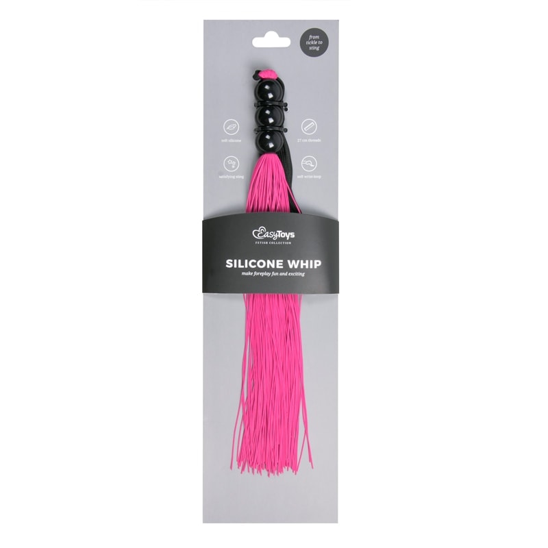 Easytoys – Fetish Collection Μαστίγιο Σιλικόνης Easytoys Ροζ Μαστίγια & Paddles