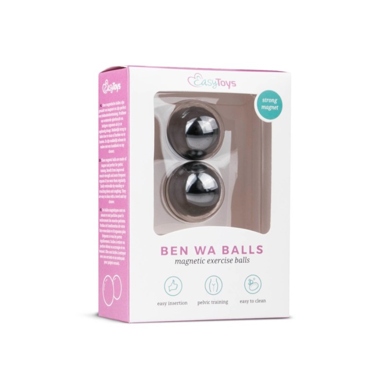 Easytoys – Geisha Collection Κολπικές Μαγνητικές Μπάλες Easytoys 25mm Ασημί Κολπικές Μπίλιες