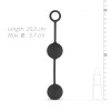 Easytoys – Geisha Collection Κολπικές Μπάλες Easytoys Canon Balls Μαύρες Κολπικές Μπίλιες