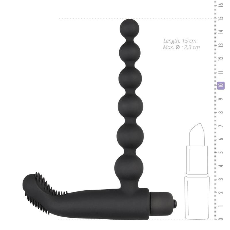 Πρωκτικός Δονητής Easytoys Beaded Buddy Μαύρος Easytoys – Men Only Πρωκτικός Δονητής Easytoys Beaded Buddy Μαύρος Διέγερση Προστάτη