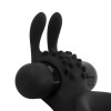 Easytoys – Men Only Δαχτυλίδι Πέους Easytoys Double Vibrating With Rabbit Ears Μαύρο Δαχτυλίδια Πέους