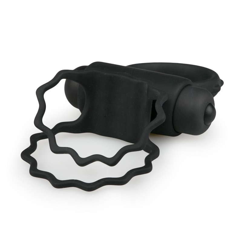 Duo Cock Ring Easytoys Black Easytoys – Men Only Duo Cock Ring Easytoys Black Cock Rings