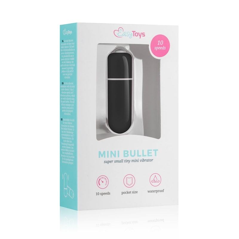 Bullet Vibrator Easytoys 10 Speed 5.5cm Black Easytoys – The Mini Vibe Collection Bullet Vibrator Easytoys 10 Speed 5.5cm Black Bullet