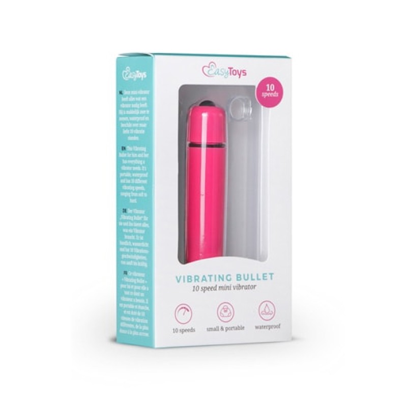 Bullet Vibrator Easytoys 10 Speed 9cm Pink Easytoys – The Mini Vibe Collection Bullet Vibrator Easytoys 10 Speed 9cm Pink Bullet