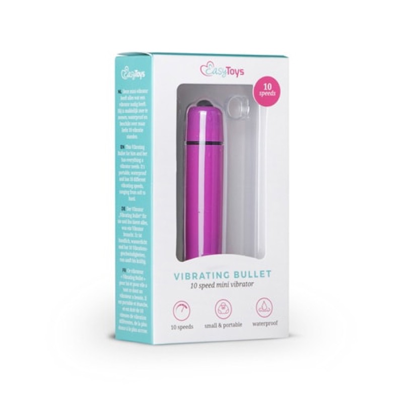 Easytoys – The Mini Vibe Collection Μίνι Δονητής Easytoys 10 Ταχυτήτων 9cm Μοβ Μίνι