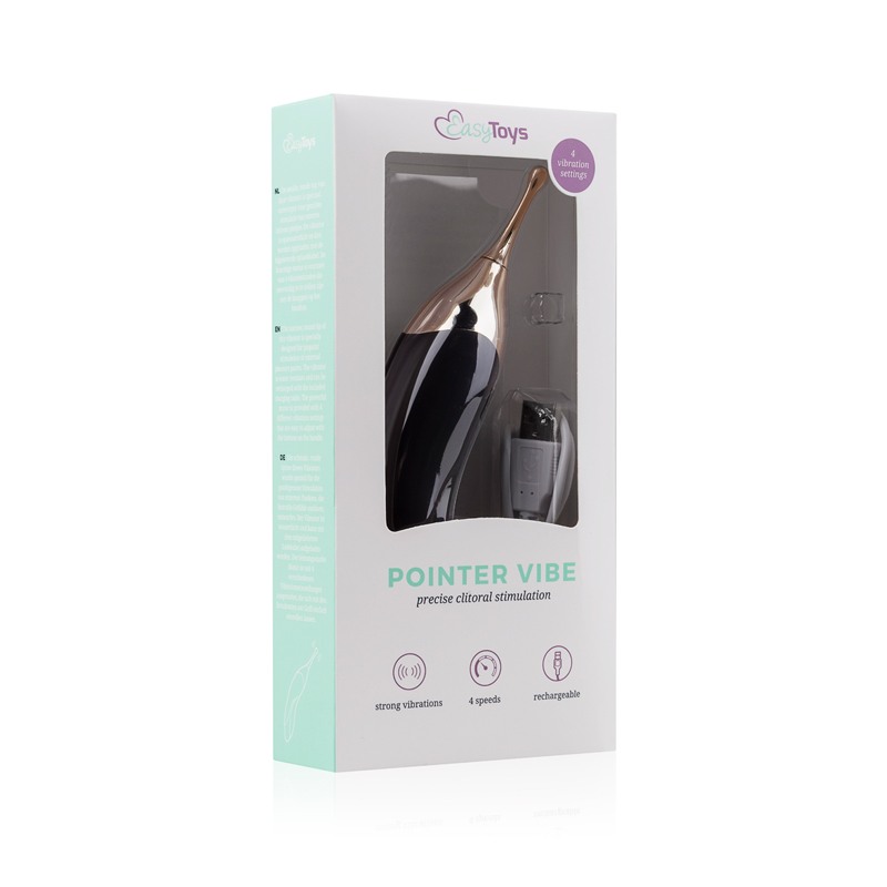 Easytoys – Vibe Collection Κλειτοριδικός Δονητής Easytoys Pointer Vibe Μαύρος Κλειτοριδικά