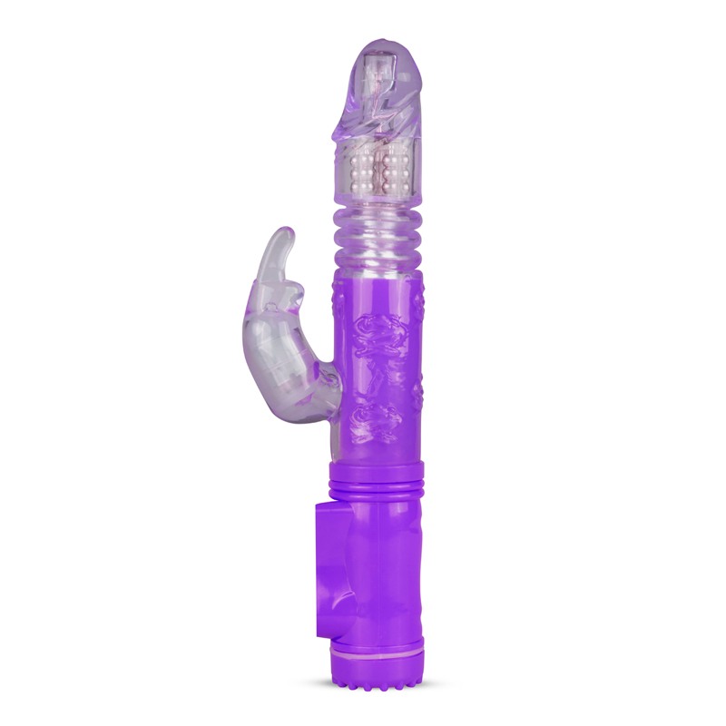 Easytoys – Vibe Collection Rabbit Thrusting Vibrator Easytoys Purple Rabbit