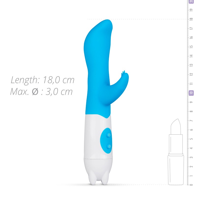 Δονητής Rabbit Easytoys Petite Piper Μπλε Easytoys – Vibe Collection Δονητής Rabbit Easytoys Petite Piper Μπλε Rabbit