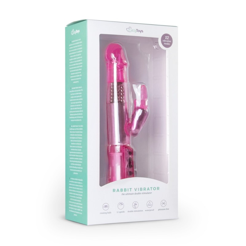 Δονητής Rabbit Easytoys Ροζ Easytoys – Vibe Collection Δονητής Rabbit Easytoys Ροζ Rabbit