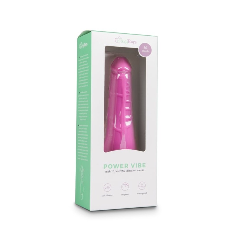 Easytoys – Vibe Collection Ρεαλιστικός Δονητής Easytoys Silicone 19.1cm Ροζ Ρεαλιστικοί
