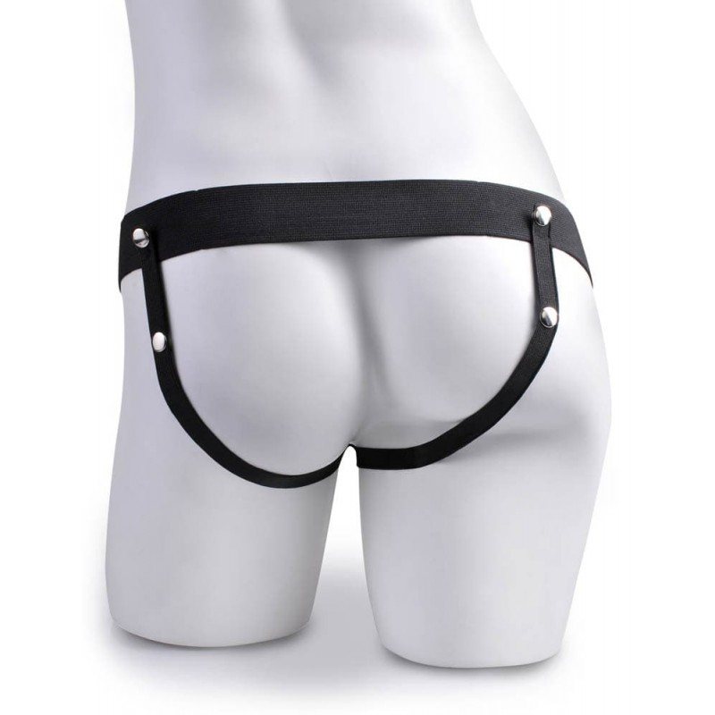 Fetish Fantasy Series Επαναφορτιζόμενο Κούφιο Strap-On με Τηλεχειριστήριο Fetish Fantasy Μπεζ Γυναικεία Strap-On