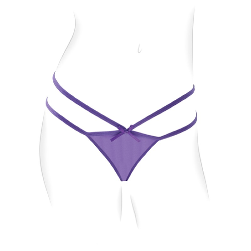 Fantasy For Her Εσώρουχο Δονούμενο Fantasy For Her Thrill Her Petite Panty Μοβ Δονητές Εσωρούχου