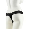 Fetish Fantasy Series Vibrating Panties Pipedream Hanky Spank Me Black Strings