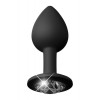 Pipedream Panty Plug Pipedream Crotchless Secret Gem Black Non-Vibrating butt plugs