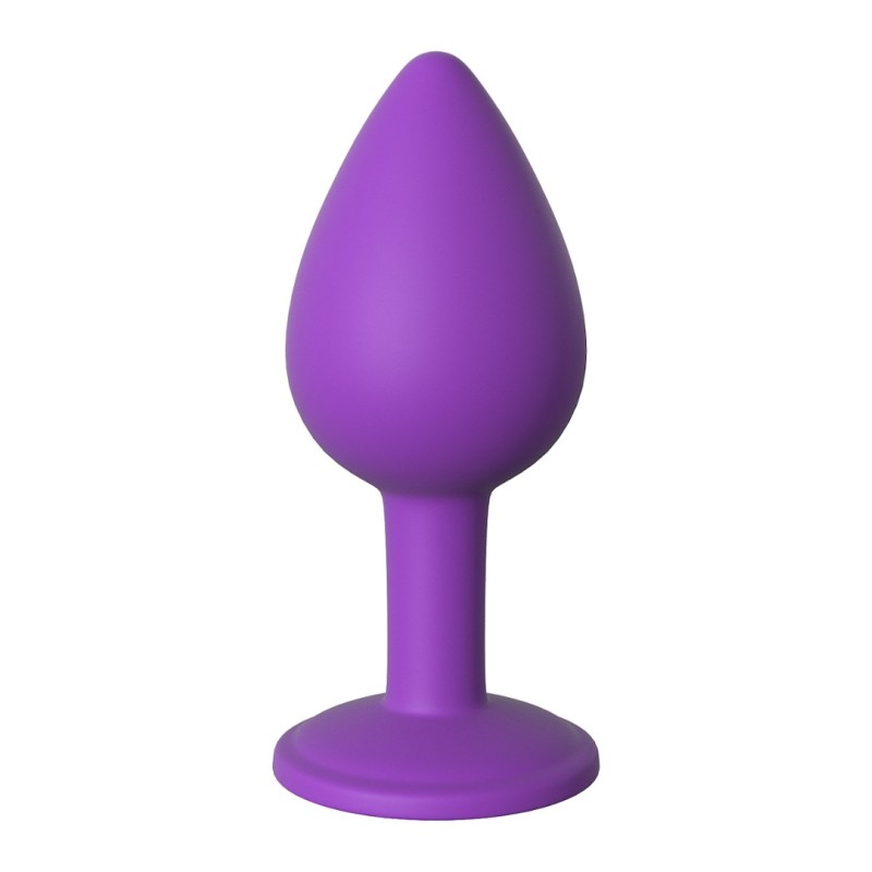 Fantasy For Her Butt Plug With Jewel Her Little Gem Small Purple Non-Vibrating butt plugs