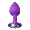 Fantasy For Her Butt Plug With Jewel Her Little Gem Small Purple Non-Vibrating butt plugs