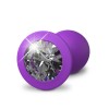 Fantasy For Her Butt Plug With Jewel Her Little Gem Small Purple Non-Vibrating butt plugs