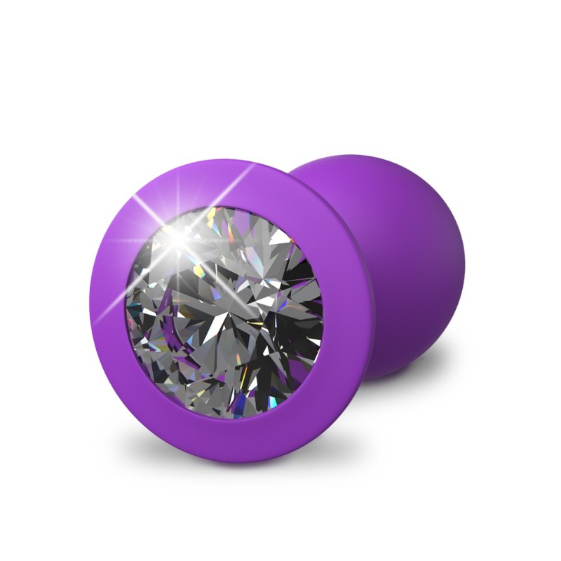 Fantasy For Her Butt Plug With Jewel Her Little Gem Small Purple Non-Vibrating butt plugs