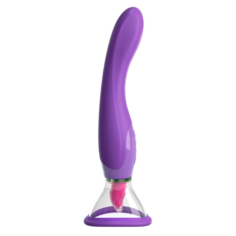 Fantasy For Her Pleasure Pump with G-Spot Vibrator Ultimate Pleasure Purple Clit Toys
