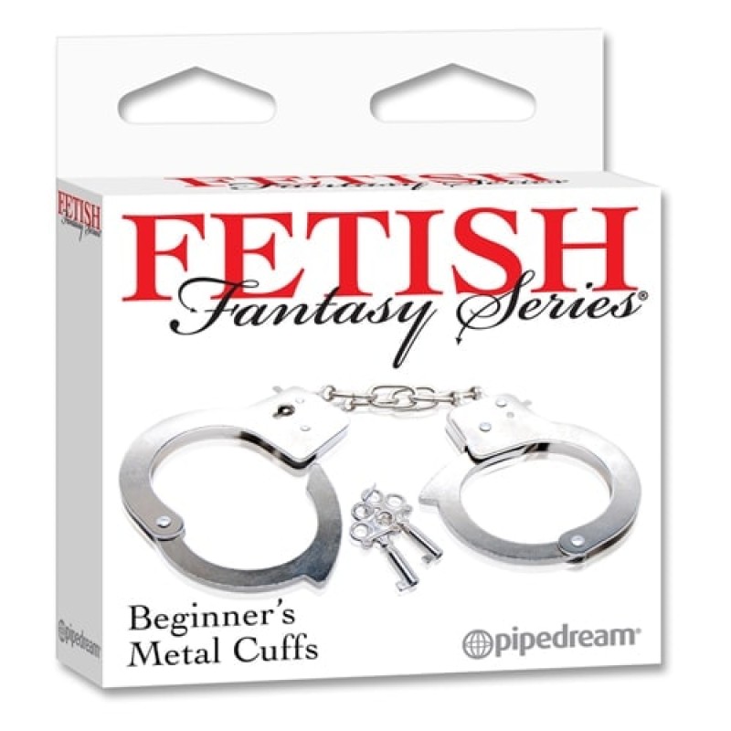 Fetish Fantasy Series Μεταλλικές Χειροπέδες Beginners Fetish Fantasy Series Ασημί Μεταλλικές χειροπέδες