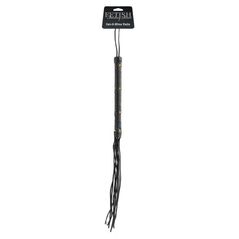 Fetish Fantasy Series Cat-O-Nine Tails Fetish Fantasy Series Limited Edition Black Floggers & Paddles