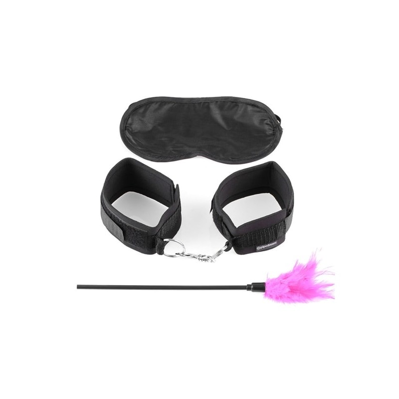 Fetish Fantasy Series Erotic Set Fetish Fantasy Series Sensual Seduction Kit Black BDSM Kits
