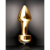 Fetish Fantasy Series Πρωκτική Σφήνα Με Κόσμημα Gold Mini Luv Plug Χρυσαφί Σφήνες για αρχάριους