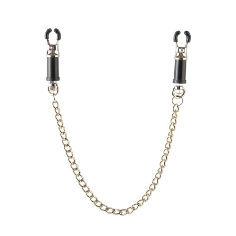 Fetish Fantasy Series Σφιγκτήρες Θηλών Barrel Clamps Fetish Fantasy Series Μαύροι Σφιγκτήρες