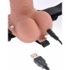 Rechargeable Hollow Strap-On Fetish Fantasy Tan Fetish Fantasy Series Rechargeable Hollow Strap-On Fetish Fantasy Tan Womens Strap-On