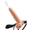 Fetish Fantasy Series Squirting Hollow Strap-On with Balls Fetish Fantasy Nude Womens Strap-On